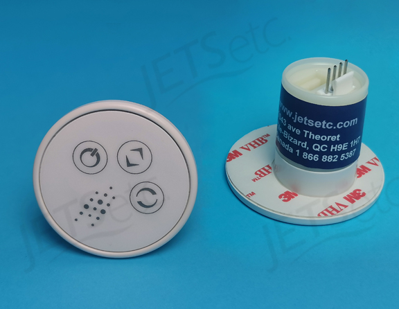 KEYPAD 3-TOUCH VARIABLE ROUND WHITE